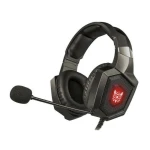 ONIKUMA K8 Professional Wired Gaming Headset with 50mm Speakers, Built-In Microphone, Stereo Sound, USB & 3.5mm, 2.2m Cable, Black - Onikuma