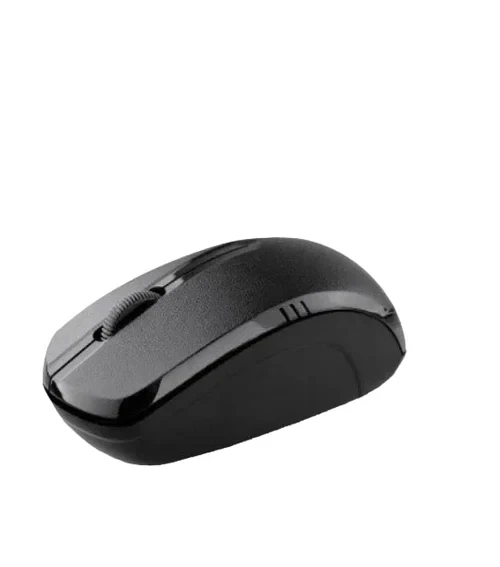 JITE Q3 Wireless Mouse Black, 3 Buttons, Adjustable DPI, Ergonomic Design, USB Plug & Play, Long Battery Life for Work, Study and Daily Use - JITE