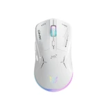 Onikuma CW917 Okami Wireless Gaming Mouse White, Up to 4800DPI, 7 Buttons, RGB Lighting, 400mAh Battery, 2.4G USB, Ergonomic Design - Onikuma