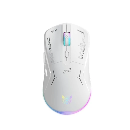 Onikuma CW917 Okami Wireless Gaming Mouse White, Up to 4800DPI, 7 Buttons, RGB Lighting, 400mAh Battery, 2.4G USB, Ergonomic Design Onikuma CW917 Okami Wireless Gaming Mouse White, Up to 4800DPI, 7 Buttons, RGB Lighting, 400mAh Battery, 2.4G USB, Ergonomic Design