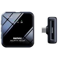 ميكروفون ريمكس اللاسلكي K11 Type-C بتقنية DSP وANC وصوت HD للبث المباشر والتسجيل والمكالمات – أسود