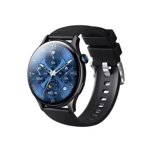 REMAX Chivei Series WATCH 10 Smartwatch with 1.43" AMOLED Display, Health Monitoring, Water Resistance, 5-7 Day Battery & Zinc Alloy Frame – Black - Remax