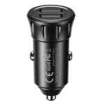 Remax RCC236 Vanguard Series Dual USB Car Charger 18W 2.4A Fast Charging with Multiple Safety Protections for Cars and Trucks - Remax