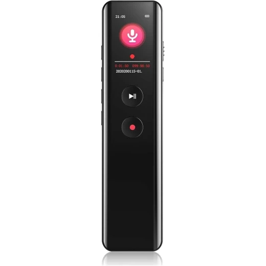 Remax RP3 Portable Digital Voice Recorder with 16GB Storage and Noise Reduction for Clear High-Quality Audio Recording, Black Remax RP3 Portable Digital Voice Recorder with 16GB Storage and Noise Reduction for Clear High-Quality Audio Recording, Black