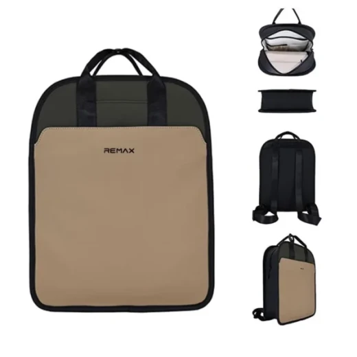 REMAX BAG-10 Trendy Laptop Backpack Sleeve for Laptops up to 15.6 Inches with Padded Compartment, Multiple Pockets and Adjustable Straps - Remax - Image 2