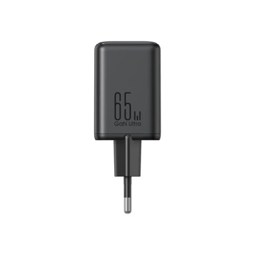 شاحن Joyroom JR-TCG18 GaN USB-C بقدرة 65W مع تقنية Power Delivery للشحن السريع، منفذ USB-C واحد، أسود - جوي روم - Image 2