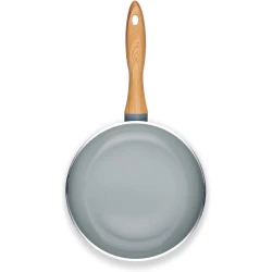 Korkmaz Mia Sera Minta A3844 Frying Pan 20×4 cm, 1.1L, PTFE & PFOA-Free Ceramic Non-Stick Coating, Induction Compatible and Heat-Resistant Handle