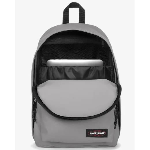 Eastpak Out Of Office Backpack Pebble Grey, 14-Inch Laptop Sleeve, Water-Repellent 100% Polyamide Backpack for School, Work & Daily Commutes - Eastpak - Image 4