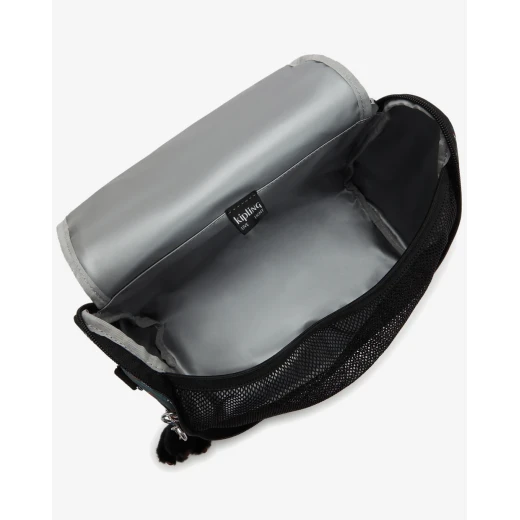 حقيبة غداء كيبيلينغ نيو كيتشيرو الكبيرة بتصميم سوكر برنت، بحزام كتف قابل للتعديل والإزالة، مقبض علوي، مقصورة رئيسية بغطاء قابل للطي، وفتحة خلفية بسحاب للتثبيت على الحقائب بعجلات - كيبلينج - Image 2