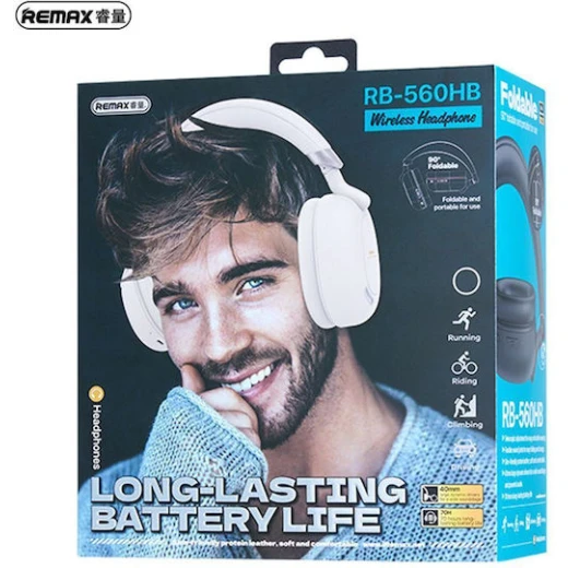 REMAX RB-560HB Bluetooth Headphones, Wireless Over-Ear Headset, Clear High-Quality Sound, Comfortable Earpads, Wireless Connectivity, Ideal for Music, Calls & Daily Use - Remax - Image 2