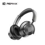 REMAX Wireless Over-Ear Headphones with ANC Noise Cancelling – Black, Bluetooth Headset, Clear & Powerful Sound, Comfortable Design for Music, Calls & Everyday Use - Remax