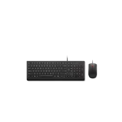 Lenovo KM150 USB Wired Keyboard and Mouse Combo, Computer Keyboard & Mouse Set, Stable USB Connection, Comfortable & Practical Design, Ideal for Office, Home & Daily Use