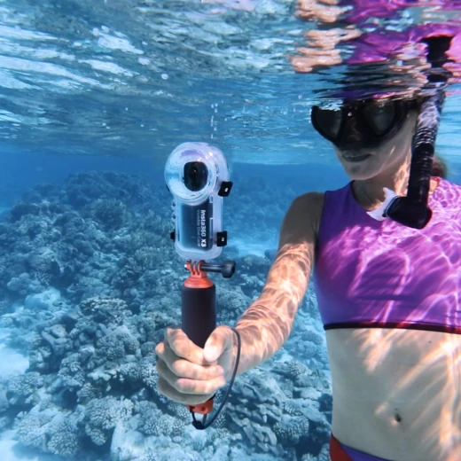 Insta360 Floating Hand Grip Buoyant Mount with Non-Slip Handle Orange for Insta360 Cameras New Original CINSCAVA-A-FHG - Insta360 - Image 5