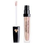 Artdeco Glamour Gloss 15 Frosted Sugar, Shimmering Metallic Lip Gloss, Brown and Beige Tones, Medium to High Coverage, Intense Sparkle, 5ml - ArtDeco