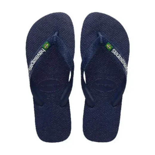 شبشب Havaianas Brasil Logo للجنسين باللون الكحلي، مقاس 33/34، بتصميم برازيلي كلاسيكي، خفيف ومريح ومتين، مثالي للشاطئ والمسبح والاستخدام اليومي شبشب Havaianas Brasil Logo للجنسين باللون الكحلي، مقاس 33/34، بتصميم برازيلي كلاسيكي، خفيف ومريح ومتين، مثالي للشاطئ والمسبح والاستخدام اليومي