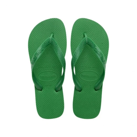 شبشب Havaianas Top للجنسين باللون الأخضر باتريا، مقاس 41/42، تصميم كلاسيكي أنيق وخفيف ومريح، مصنوع من المطاط، مثالي للاستخدام اليومي والشاطئ والمسبح