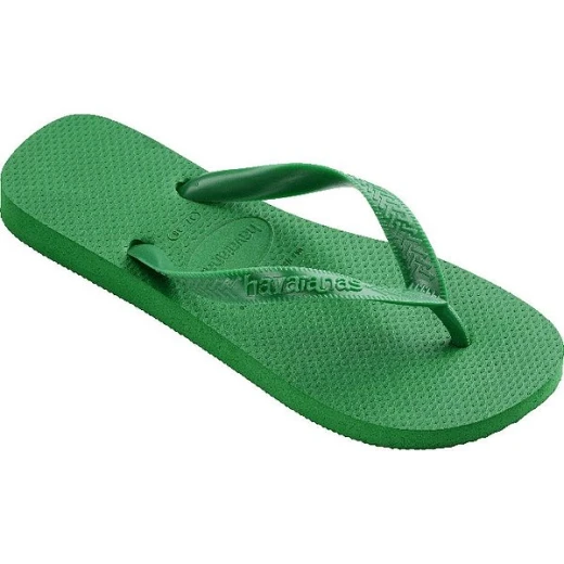 شبشب Havaianas Top للجنسين باللون الأخضر باتريا، مقاس 41/42، تصميم كلاسيكي أنيق وخفيف ومريح، مصنوع من المطاط، مثالي للاستخدام اليومي والشاطئ والمسبح - هافياناس - Image 2