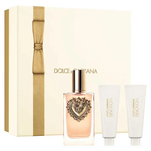 Dolce & Gabbana Devotion EDP 100ml Shower Gel 50ml Body Lotion 50ml Gift Set For Women Dolce & Gabbana Devotion EDP 100ml Shower Gel 50ml Body Lotion 50ml Gift Set For Women