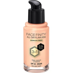 Max Factor Facefinity All Day Flawless Foundation C40 Light Ivory 30ml – Full Coverage Long-Lasting Matte Foundation for a Flawless Look