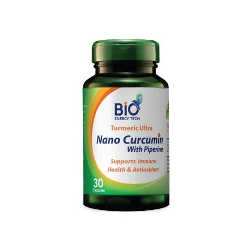Bio Energy Nano Curcumin 30 Capsules with Nano-Curcumin 500mg and Black Pepper 5mg, Botanical Antioxidant Supplement to Support Immune Function and Overall Wellness Bio Energy Nano Curcumin 30 Capsules with Nano-Curcumin 500mg and Black Pepper 5mg, Botanical Antioxidant Supplement to Support Immune Function and Overall Wellness