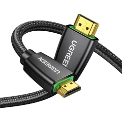 UGREEN 10M HDMI 2.0 Cable 18Gbps High-Speed 4K@60Hz Braided Video Wire Ultra HD 3D Compatible with MacBook Pro UHD TV Nintendo Switch Xbox Playstation PS5/4 PC Laptop 40414