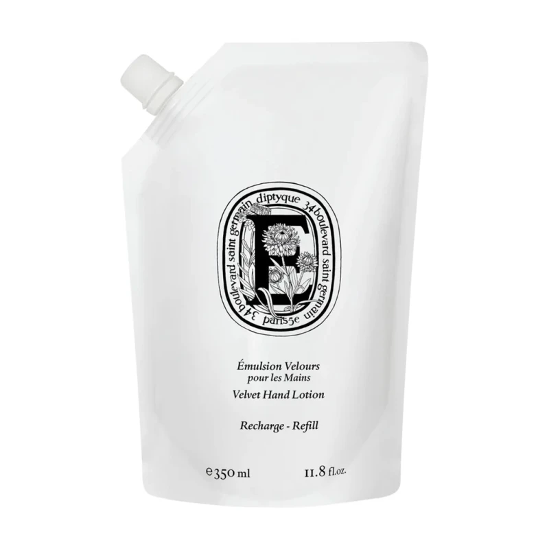 Diptyque Velours Velvet Hand Lotion Refill 350ml Tender Enveloping And Beneficial Hand Lotion For Soft Smooth And Comforted Hands - Diptyque