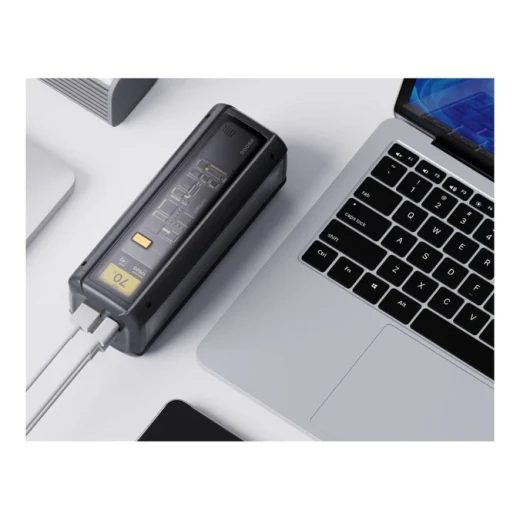 باوربانك شاومي 25000mAh بقدرة شحن سريع 212 واط BHR9970GL، منفذ USB-C بقدرة 140 واط، شاشة ملونة، شحن 3 أجهزة معًا - شاومي - Image 2