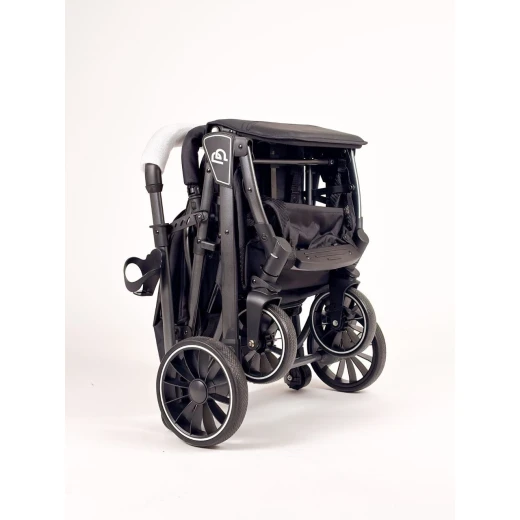 Lightweight Travel Baby Stroller for Airplane Trips, Reversible Handle, One-Hand Quick Folding System, Full Recline Bed Position and Adjustable Footrest - Image 2