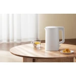 غلاية كهربائية Xiaomi Electric Kettle 2 Lite MJDSH06 سعة 1.5 لتر بقوة 1500 واط، تسخين سريع، ستانلس ستيل 304، عزل مزدوج وحماية متعددة - شاومي