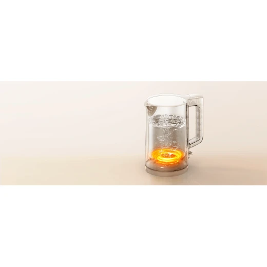 غلاية كهربائية Xiaomi Electric Kettle 2 Lite MJDSH06 سعة 1.5 لتر بقوة 1500 واط، تسخين سريع، ستانلس ستيل 304، عزل مزدوج وحماية متعددة - شاومي - Image 2