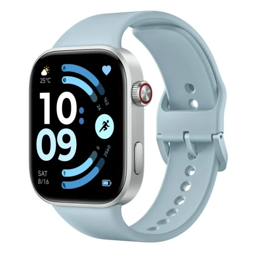 ساعة شاومي Redmi Watch 6 الذكية باللون الأزرق الجليدي، شاشة AMOLED مقاس 2.07 بوصة، دقة 432×514، سطوع 2000 شمعة ومعدل تحديث 60Hz ساعة شاومي Redmi Watch 6 الذكية باللون الأزرق الجليدي، شاشة AMOLED مقاس 2.07 بوصة، دقة 432×514، سطوع 2000 شمعة ومعدل تحديث 60Hz