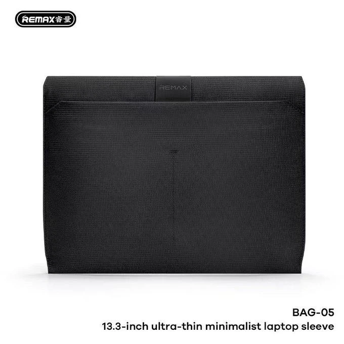 REMAX BAG-05 13.3-Inch Laptop Sleeve – Ultra-Thin Minimalist Laptop Case, Lightweight Protective Cover for MacBook, Notebook & Laptop, Slim Portable Computer Bag for Everyday Use - Remax