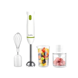 DECAKILA KEJB038W 4-in-1 Food Processor, 600W, 350ml Capacity, 2 Speeds and Stainless Steel Blades for Mashing and Crushing