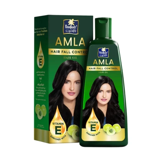 Parachute Amla Hair Oil with Coconut, Almond Oil and Vitamin E, 200ml, for deep nourishment and moisture, helping reduce dryness and breakage Parachute Amla Hair Oil with Coconut, Almond Oil and Vitamin E, 200ml, for deep nourishment and moisture, helping reduce dryness and breakage