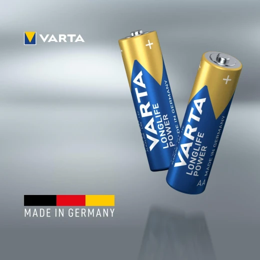 VARTA Longlife Power AA Batteries, 20-Pack, Mignon LR6 Alkaline Batteries, Reliable Everyday Power for Radios and Other Compatible Devices - VARTA - Image 2