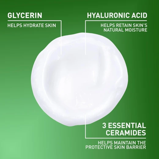 CeraVe Hydrating Facial Cleanser 355ml – Face Wash for Normal to Dry Skin with Hyaluronic Acid & Glycerin, Gentle Cleanser for Hydrated, Healthy-Looking Skin - CeraVe - Image 5
