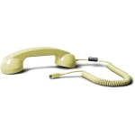 Native Union Pop Phone Retro Handset USB-C, Plug-and-Play, High-Quality Mic and Speaker, Ergonomic Design, Built-In Call Button, Lemon Color - Native Union