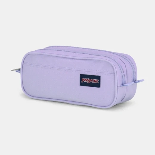 حافظة إكسسوارات جان سبورت كبيرة بحجرتين وسحّابين، لون Pastel Lilac، لتنظيم الأقلام والأقلام الرصاص والكابلات والإكسسوارات الصغيرة بسهولة حافظة إكسسوارات جان سبورت كبيرة بحجرتين وسحّابين، لون Pastel Lilac، لتنظيم الأقلام والأقلام الرصاص والكابلات والإكسسوارات الصغيرة بسهولة