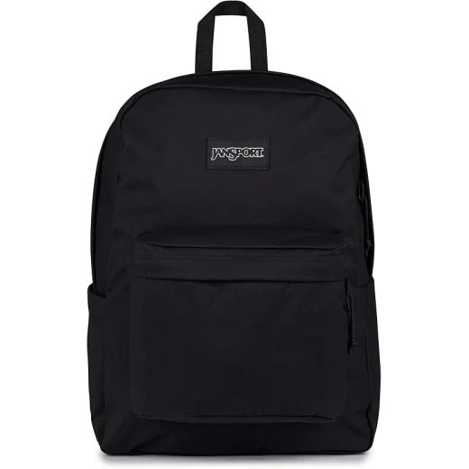 JanSport SuperBreak Plus FX Backpack, 100% Polyamide, large main compartment, padded 15-inch laptop sleeve, water bottle pocket and comfortable straps JanSport SuperBreak Plus FX Backpack, 100% Polyamide, large main compartment, padded 15-inch laptop sleeve, water bottle pocket and comfortable straps