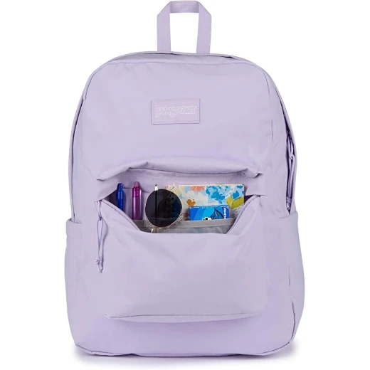 JanSport SuperBreak Plus FX Backpack, 100% Polyamide, large main compartment, padded 15-inch laptop sleeve, side water bottle pocket and organizer - JanSport - Image 2