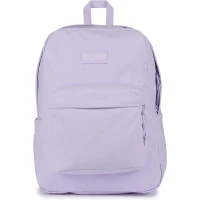 JanSport SuperBreak Plus FX Backpack, 100% Polyamide, large main compartment, padded 15-inch laptop sleeve, side water bottle pocket and organizer