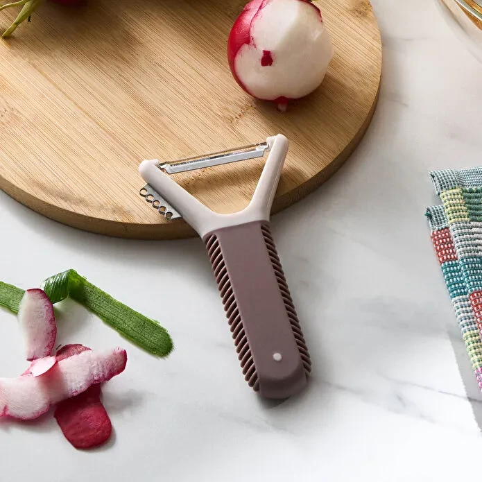 Crick Crack Harmony Double-Ended Peeler, practical and versatile kitchen tool designed for easy and efficient peeling of fruits and vegetables - Crick Crack