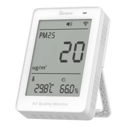 سونيوف AirGuard SAWF-07P مراقب جودة الهواء بتقنية Matter عبر Wi-Fi لقياس PM2.5/PM10