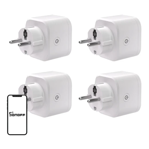 SONOFF S61S 4-Pack Smart Matter Wi-Fi Plug 16A Energy Monitoring SONOFF S61S 4-Pack Smart Matter Wi-Fi Plug 16A Energy Monitoring