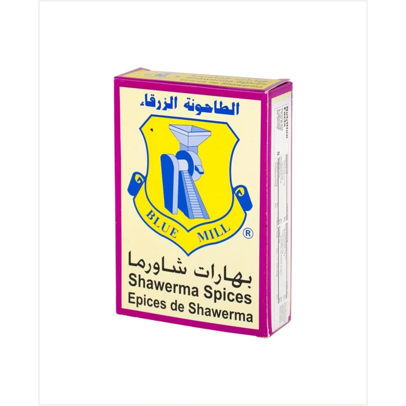 بلو ميل بهارات الشاورما 80 غم – خلطة توابل مميزة لتحضير شاورما الدجاج واللحم، تضيف نكهة غنية وعطرية وتناسب التتبيل والطهي في المنزل - بلو ميل