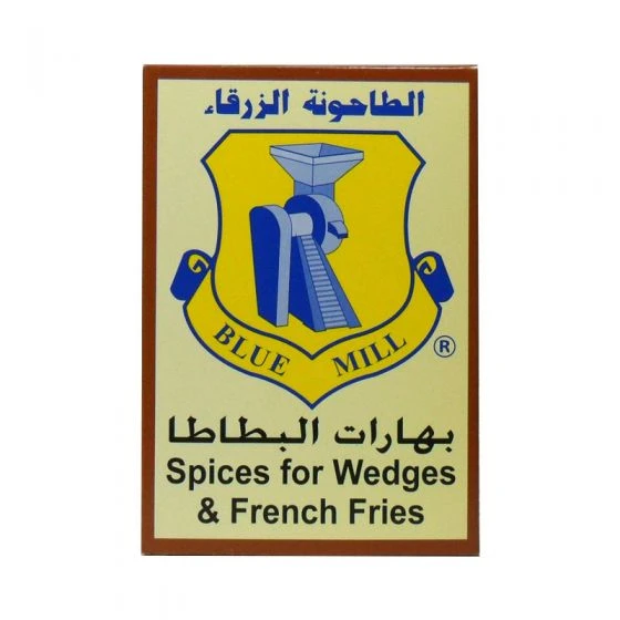 الطاحونة الزرقاء بهارات بطاطا 80 غم – خلطة توابل مميزة للبطاطا المقلية والمشوية، تضيف نكهة غنية وشهية ومذاقًا لذيذًا إلى أطباق البطاطا - بلو ميل