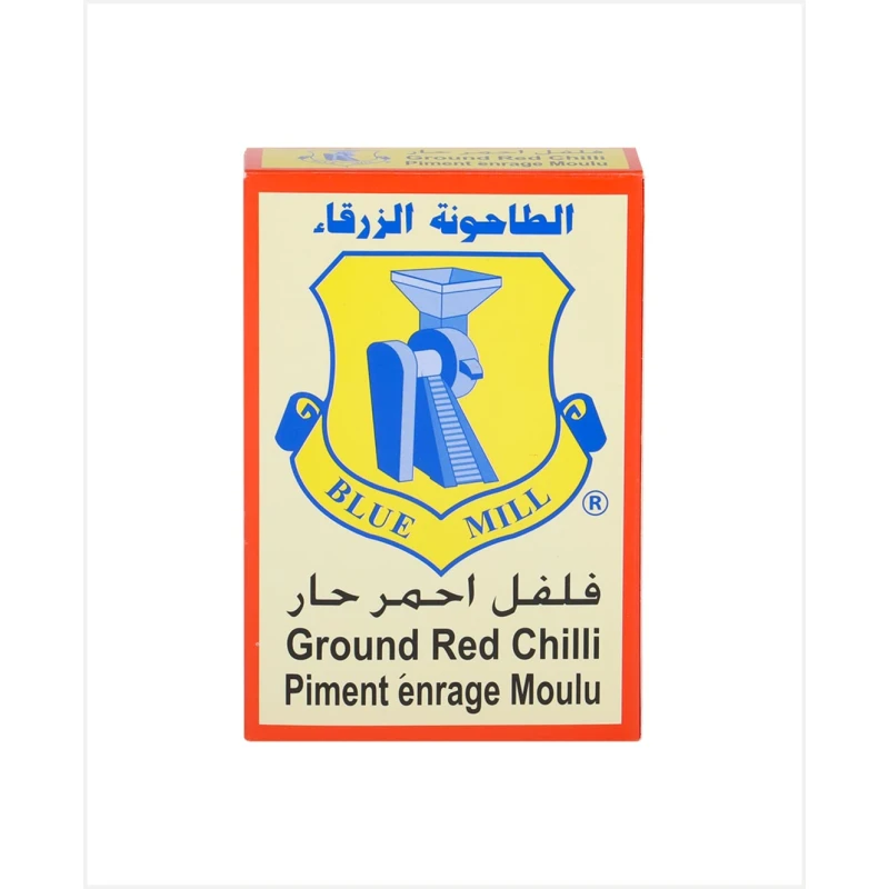 بلو ميل فلفل أحمر مطحون 80 غم – بهار حار بنكهة قوية ولون غني، مثالي لتتبيل اللحوم والدجاج والبطاطا والصلصات والشوربات ومختلف الوصفات - بلو ميل