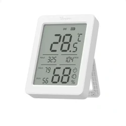 سونوف AirGuard TH SNZB-02DR2 مستشعر درجة الحرارة والرطوبة بشاشة LCD بتقنية Zigbee
