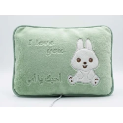 Rechargeable Electric Hot Water Bag | Leakproof Thermal Heating Pad with Soft Plush Cover | Fast Warming for Hands, Feet, Neck, Shoulders, Legs and Belly