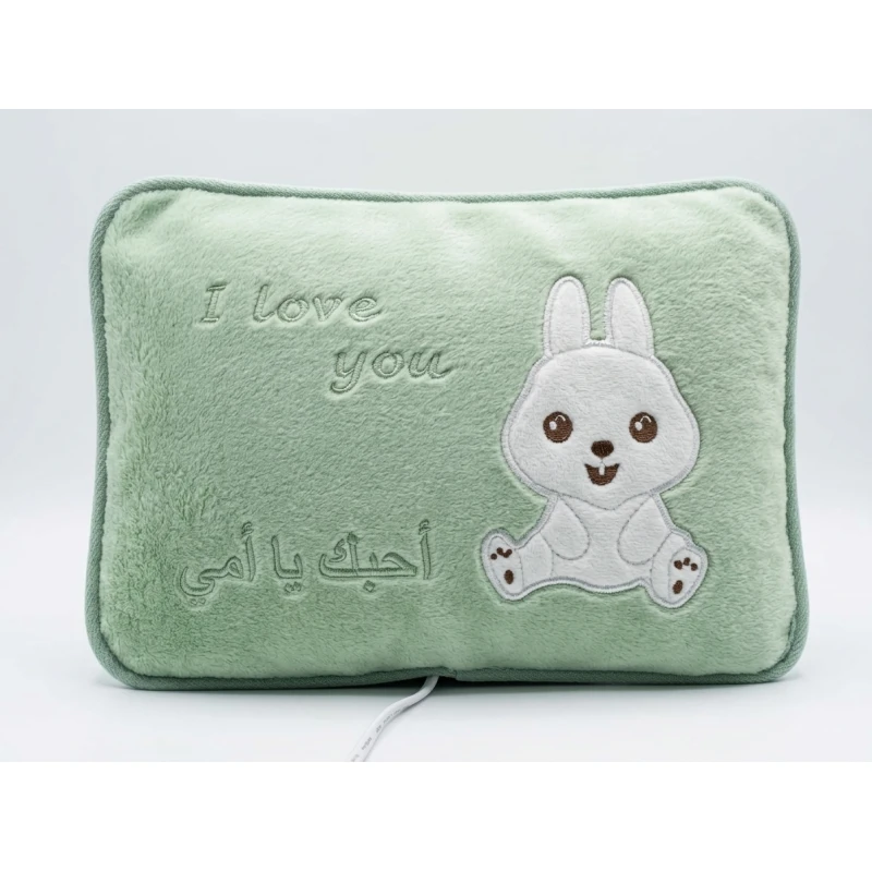 Rechargeable Electric Hot Water Bag | Leakproof Thermal Heating Pad with Soft Plush Cover | Fast Warming for Hands, Feet, Neck, Shoulders, Legs and Belly